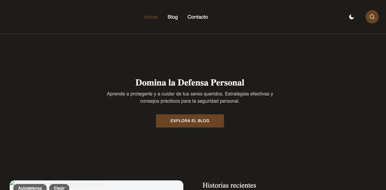 Captura de Mi Defensa Personal